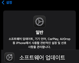 iOS 설정